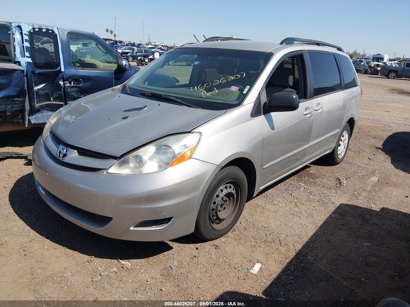2009 TOYOTA SIENNA VAN 3.5L V-6 DOHC, VVT, REGULAR , 266HP