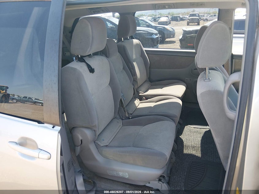 2009 TOYOTA SIENNA VAN 3.5L V-6 DOHC, VVT, REGULAR , 266HP