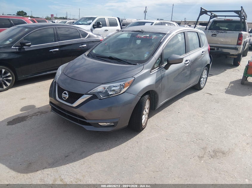 2017 NISSAN VERSA HATCHBACK 1.6L I-4 DOHC, VVT, REGULAR , 109HP