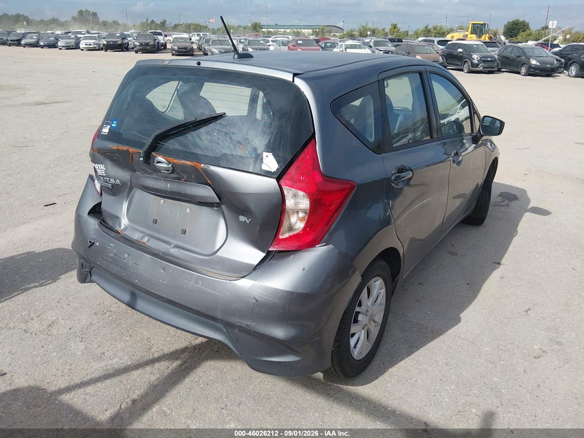 2017 NISSAN VERSA HATCHBACK 1.6L I-4 DOHC, VVT, REGULAR , 109HP