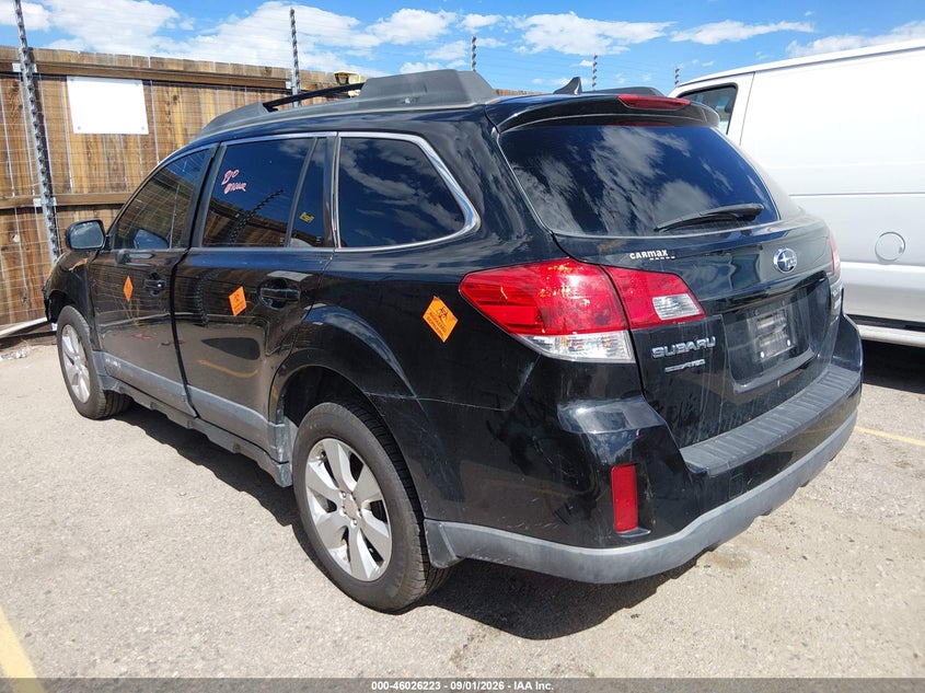 Vin: 4s4brbkc7b3333858, lot: 46525614, subaru outback 2.5i limited 20113