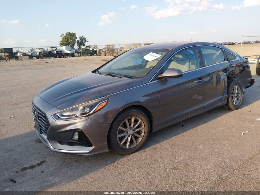 Vin: 5npe24af4jh689748, lot: 46525621, hyundai sonata se 20182