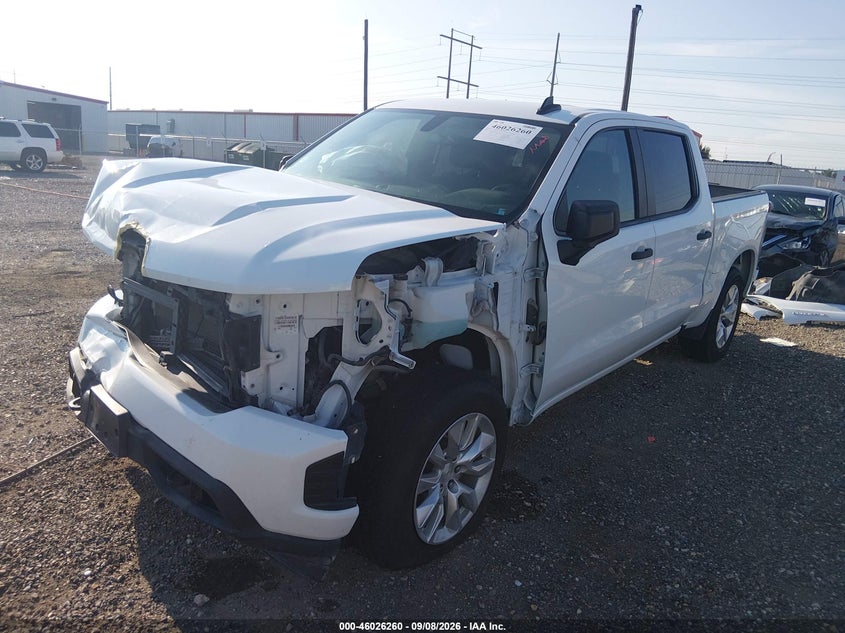 Vin: 1gcpwbek6mz225611, lot: 46525651, chevrolet silverado c1500 custom 20212