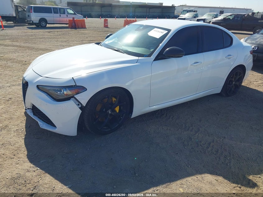 Vin: zarfaman2l7635599, lot: 46525671, alfa romeo giulia rwd 20202