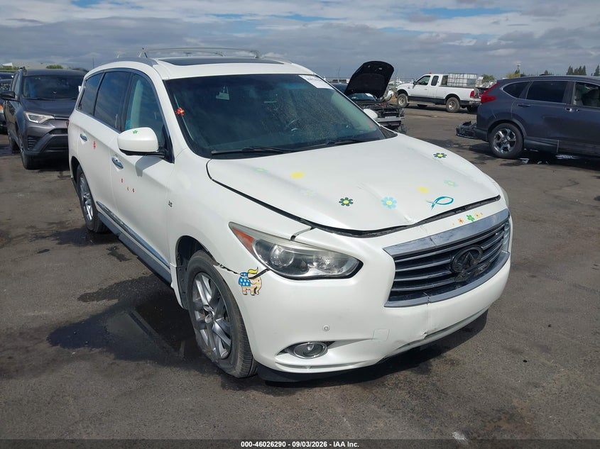 Vin: 5n1al0mn8fc553595, lot: 46525681, infiniti qx60 20151