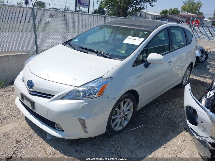 2012 TOYOTA PRIUS V auction photo 2