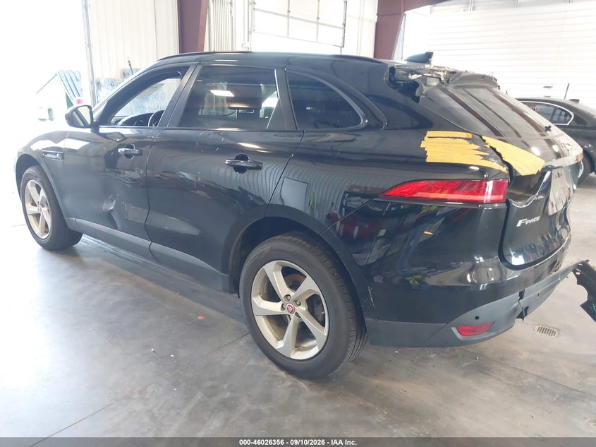 Vin: sadcj2fx0ka398256, lot: 46525747, jaguar f-pace premium 20193