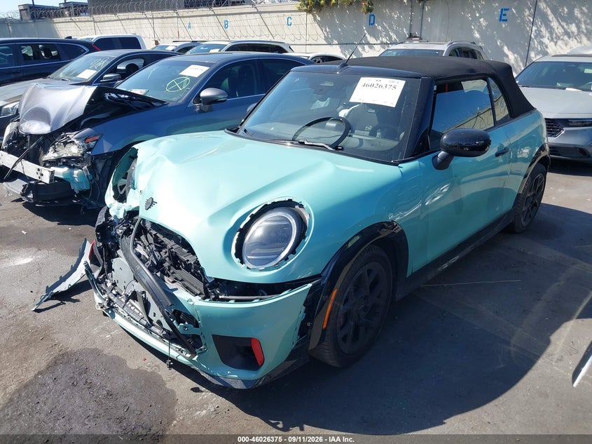 Vin: wmw33gx05t2x78481, lot: 46525766, mini convertible jcw 20262