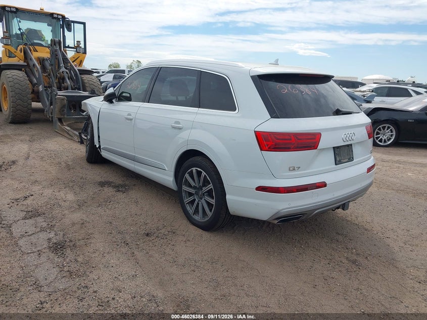 Vin: wa1laaf78jd000210, lot: 46525775, audi q7 3.0t premium 20183
