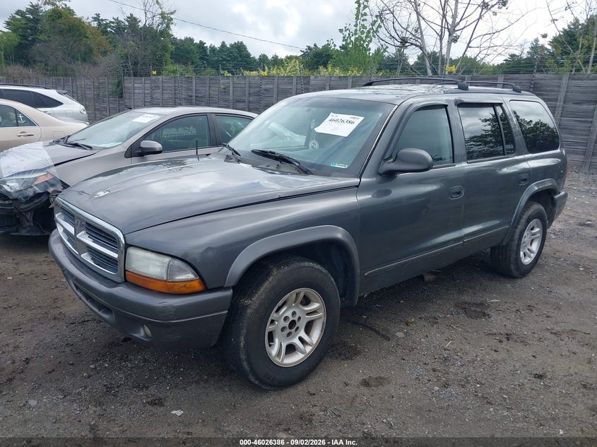2003 DODGE DURANGO SPORT UTILITY VEHICLE 5.9L V-8 REGULAR , 245HP