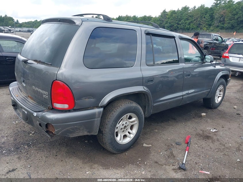 2003 DODGE DURANGO SPORT UTILITY VEHICLE 5.9L V-8 REGULAR , 245HP