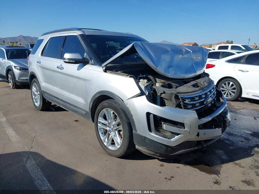 Vin: 1fm5k7f84ggb34500, lot: 46525780, ford explorer limited 20161