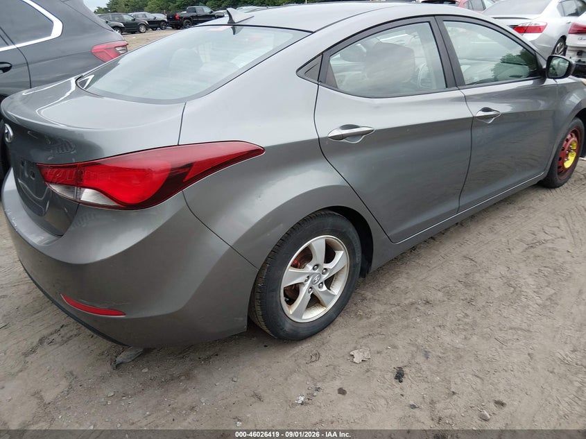 2014 HYUNDAI ELANTRA auction photo 4