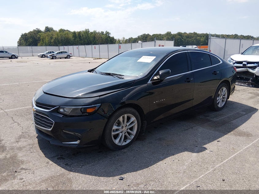 Vin: 1g1zd5st2jf249620, lot: 46525843, chevrolet malibu lt 20182
