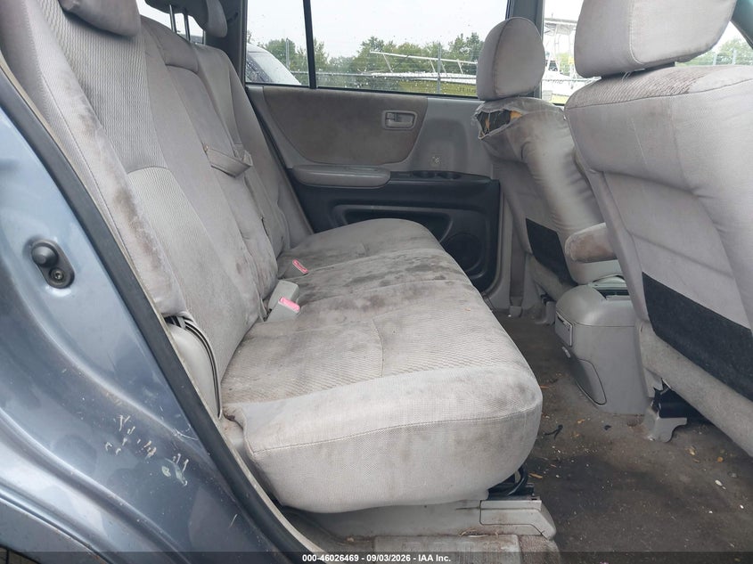 2005 TOYOTA HIGHLANDER SPORT UTILITY VEHICLE 3.3L V-6 DOHC, VVT, REGULAR , 230HP
