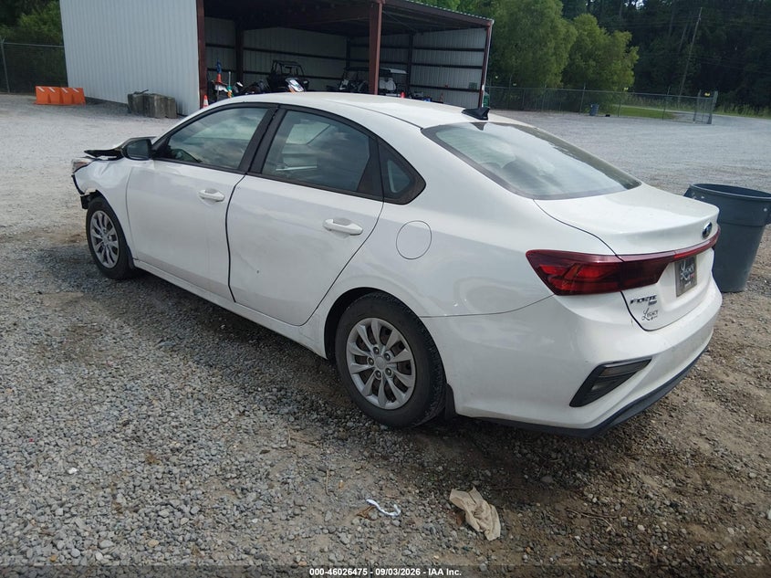 Vin: 3kpf24adxle145586, lot: 46525866, kia forte fe 20203