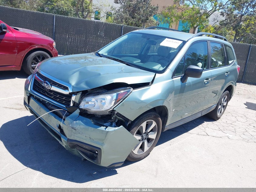 2017 Subaru Forester, Удар спереду, IAAI, VIN JF2SJABC5HH812573 — фото 2