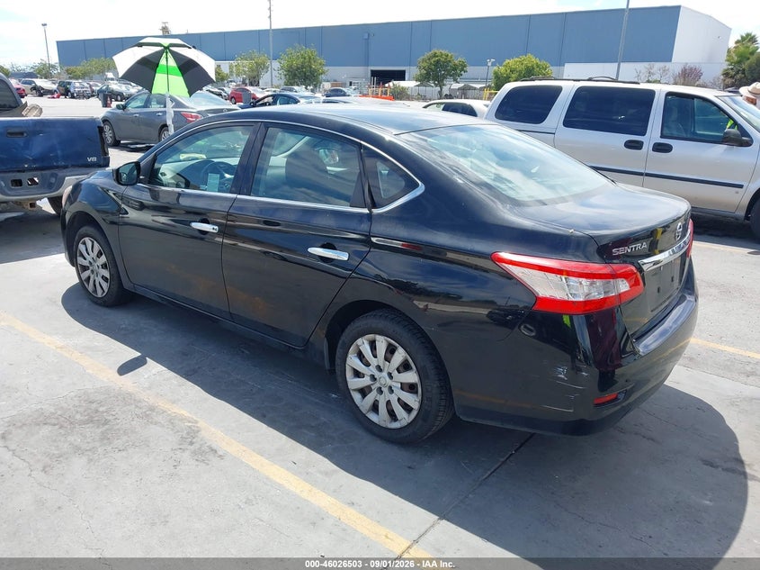 2015 NISSAN SENTRA auction photo 3