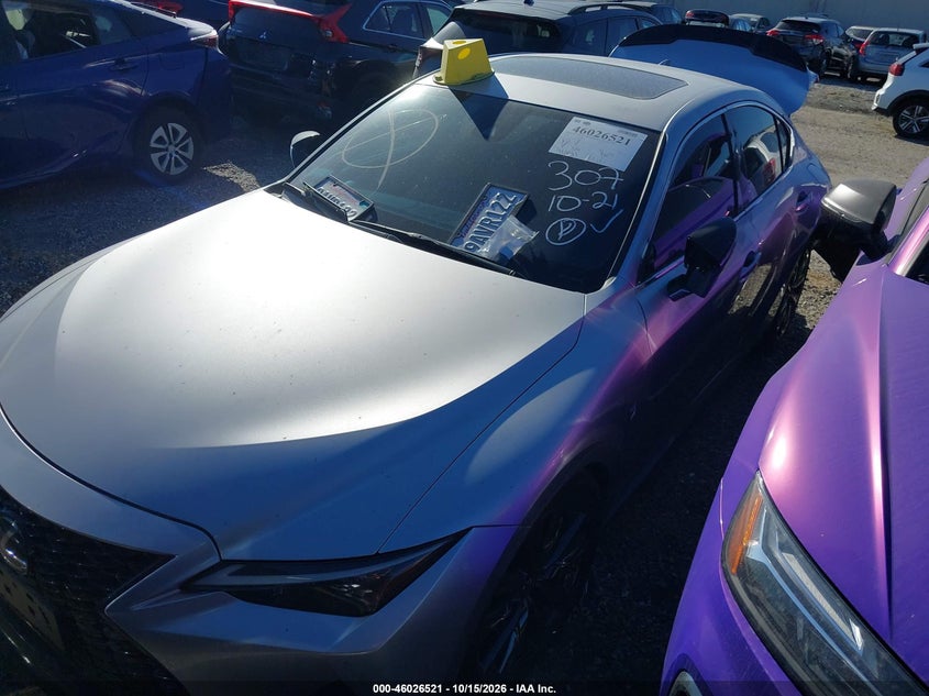 Vin: jthgz1b2xn5052236, lot: 46525912, lexus is 350 f sport 20222