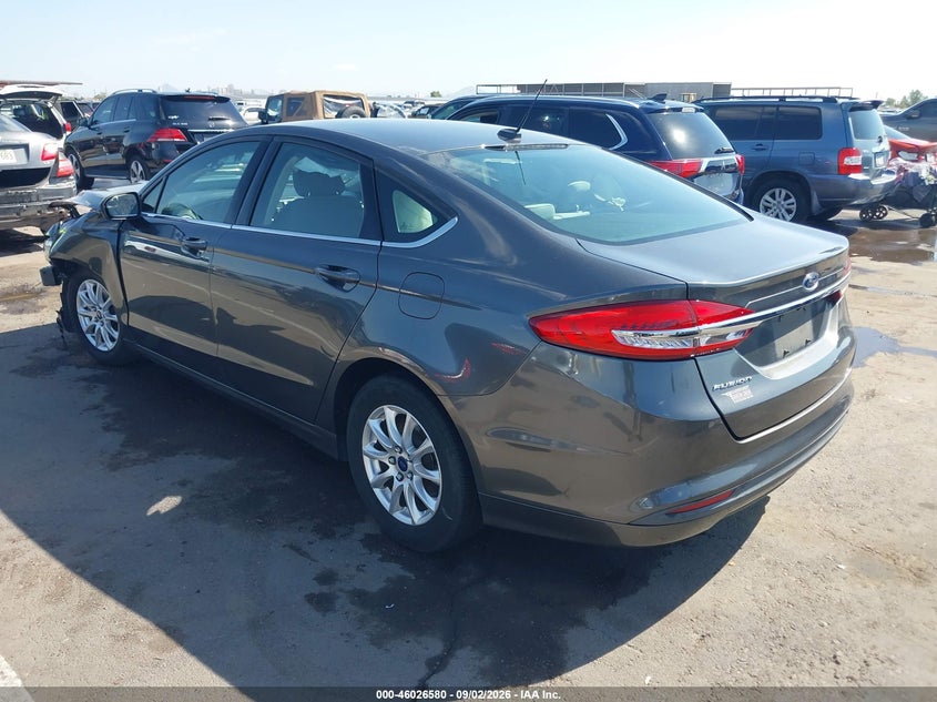 Vin: 3fa6p0g70hr364705, lot: 46525971, ford fusion s 20173