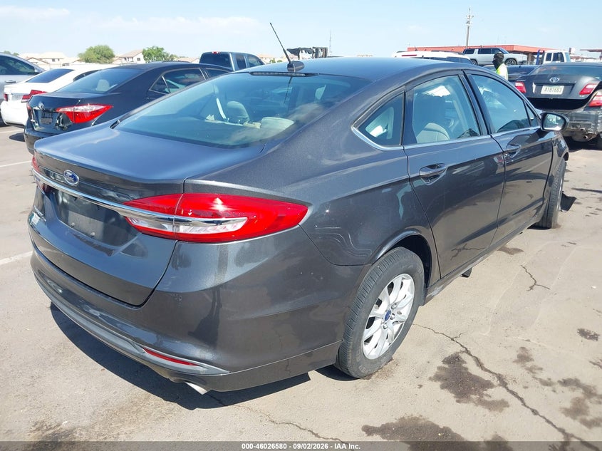 Vin: 3fa6p0g70hr364705, lot: 46525971, ford fusion s 20174