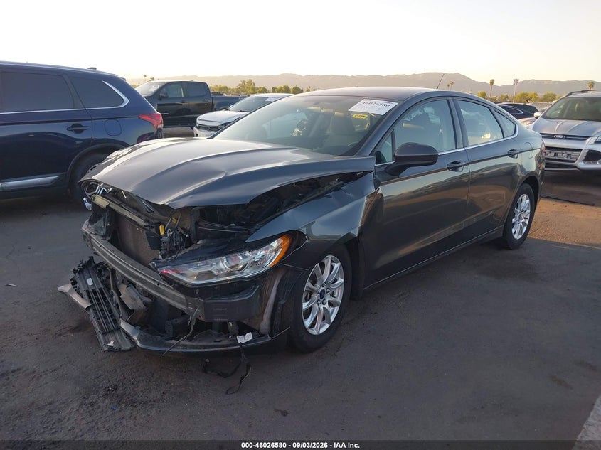 Vin: 3fa6p0g70hr364705, lot: 46525971, ford fusion s 20172