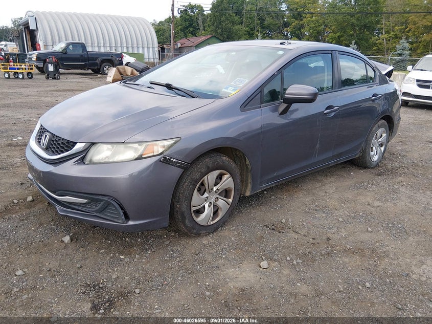 2014 HONDA CIVIC SEDAN 1.8L I-4 VVT, REGULAR , 143HP