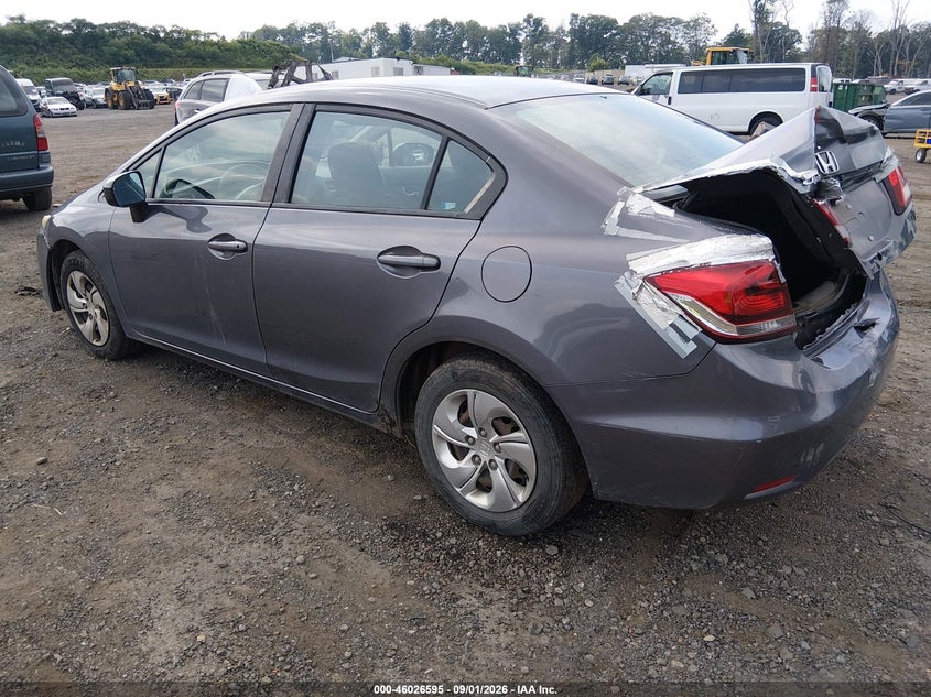 2014 HONDA CIVIC SEDAN 1.8L I-4 VVT, REGULAR , 143HP
