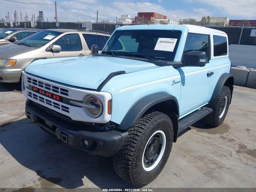 Vin: 1fmde4ep2rla74026, lot: 46526055, ford bronco heritage limited edition 20242
