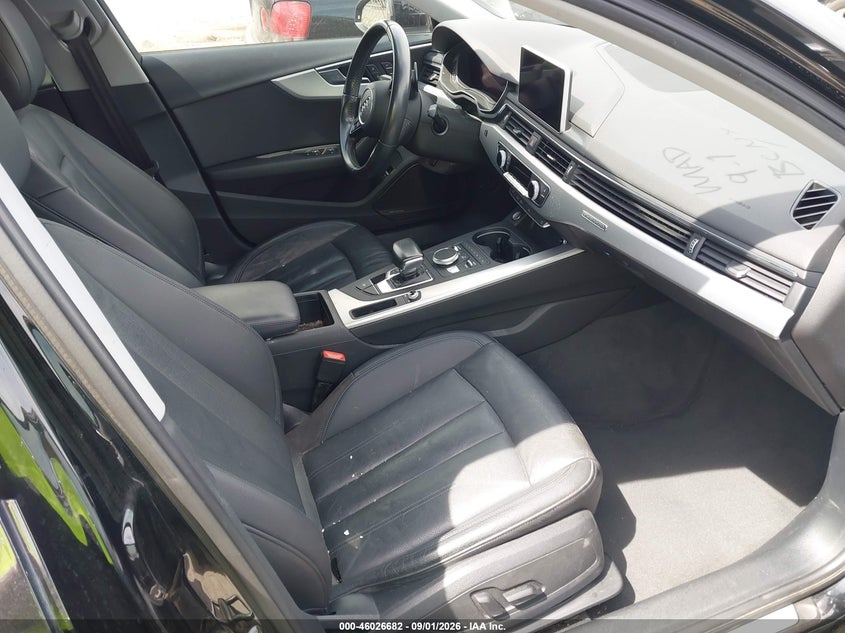 2017 AUDI A4 SEDAN 2.0L I-4 DI, DOHC, VVT, TURBO, PREMIUM , 252HP