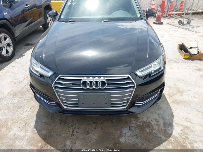 2017 AUDI A4 SEDAN 2.0L I-4 DI, DOHC, VVT, TURBO, PREMIUM , 252HP