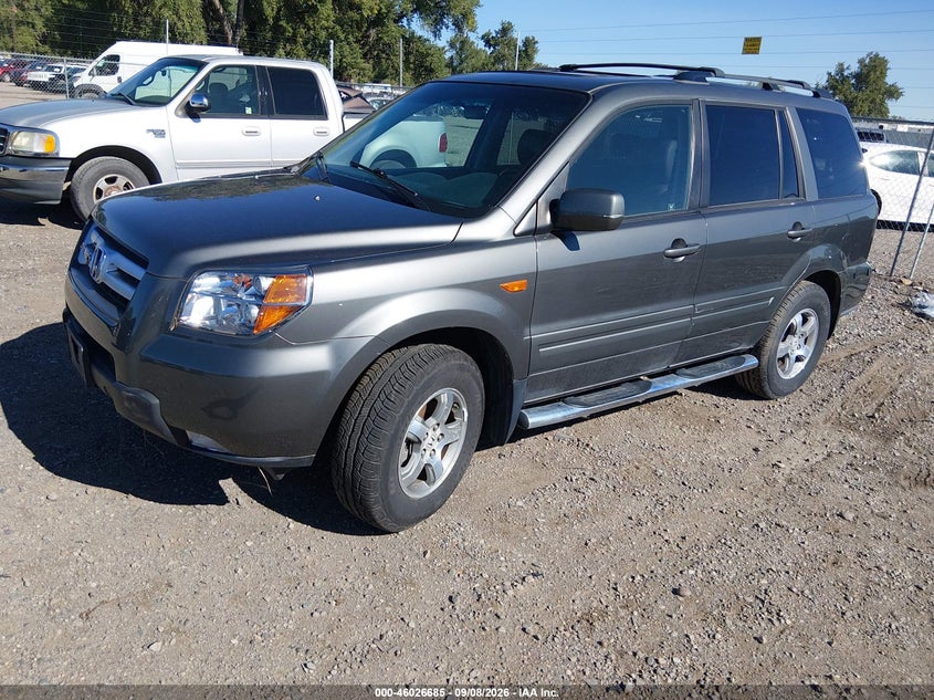 HONDA PILOT 2007 VIN 2HKYF18427H540042