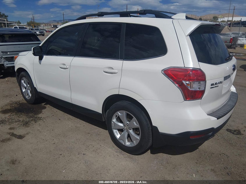 Vin: jf2sjarc6gh498243, lot: 46526100, subaru forester 2.5i limited 20163