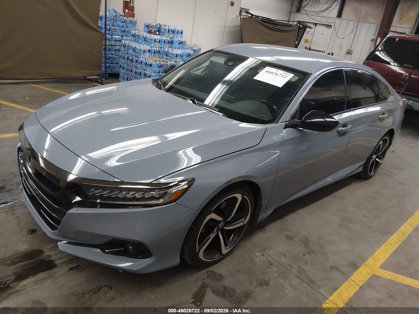 Vin: 1hgcv1f4xma114734, lot: 46526113, honda accord sport special edition 20212
