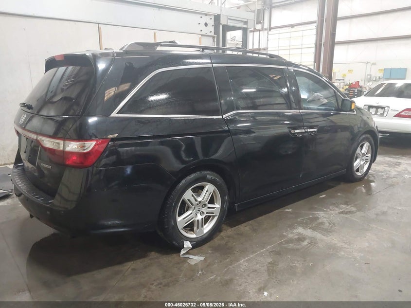 Vin: 5fnrl5h91db065459, lot: 46526123, honda odyssey touring/touring elite 20134