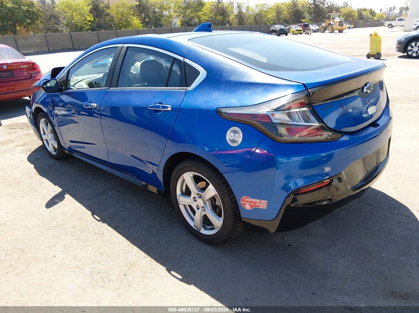 Vin: 1g1rc6s59hu215478, lot: 46526128, chevrolet volt lt 20173