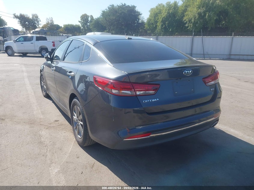 Vin: 5xxgt4l19hg171180, lot: 46526155, kia optima lx turbo 20173
