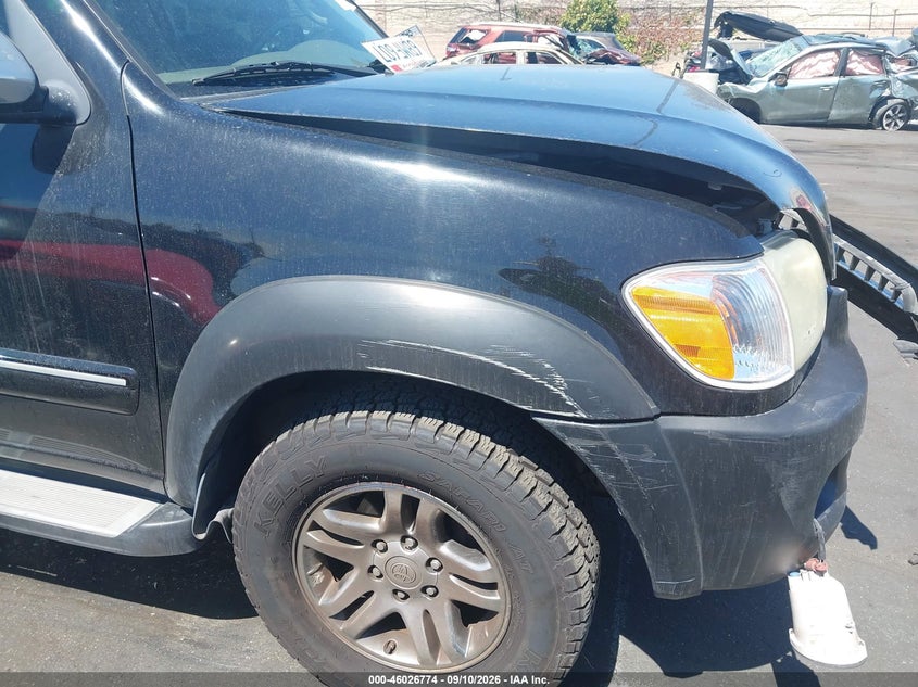 TOYOTA SEQUOIA 2007 VIN 5TDBT48A77S286716