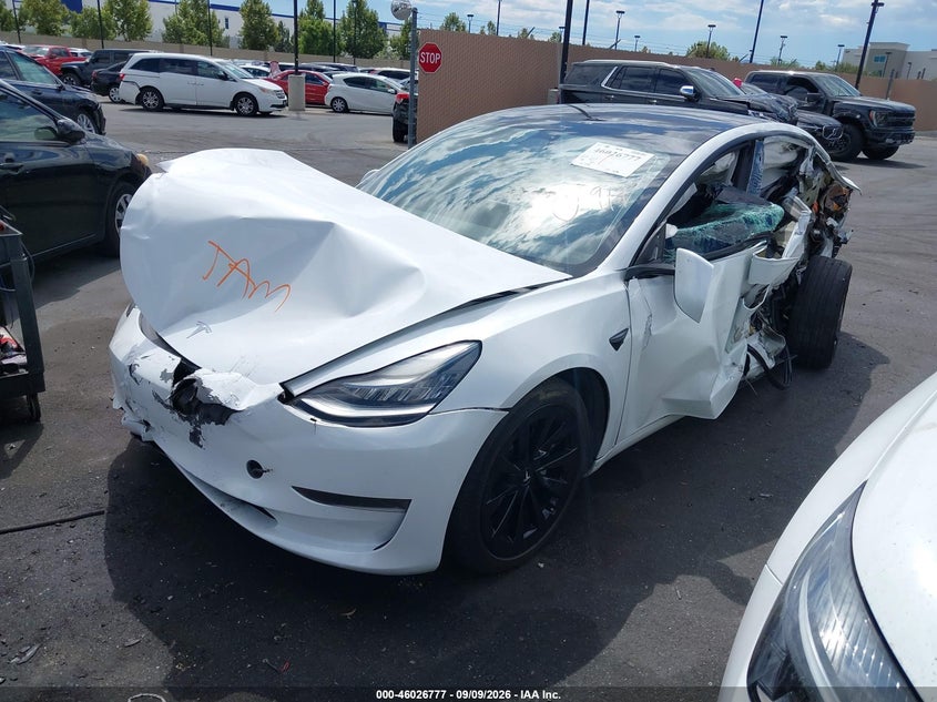 Vin: 5yj3e1ea1mf856761, lot: 46526168, tesla model 3 standard range plus rear-wheel drive 20212