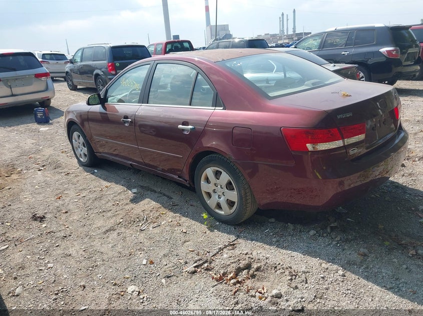 2007 HYUNDAI SONATA auction photo 3