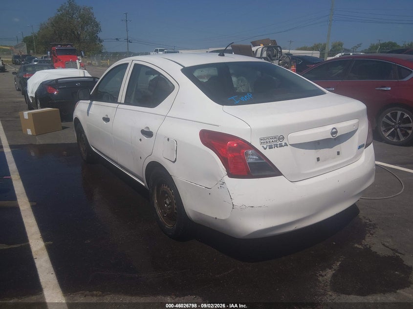 2012 NISSAN VERSA auction photo 3