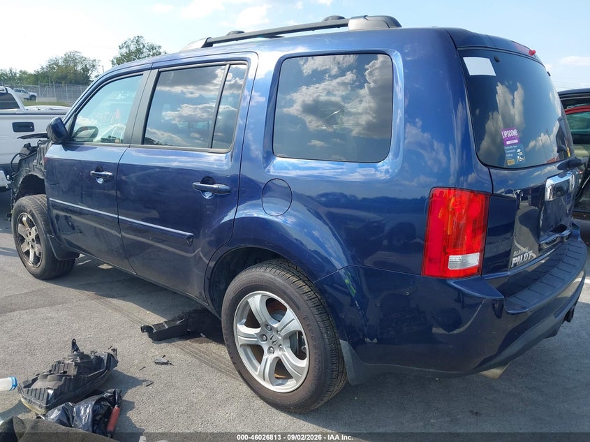 2014 HONDA PILOT auction photo 3