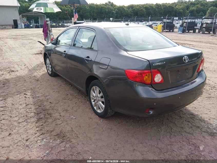2009 TOYOTA COROLLA auction photo 3