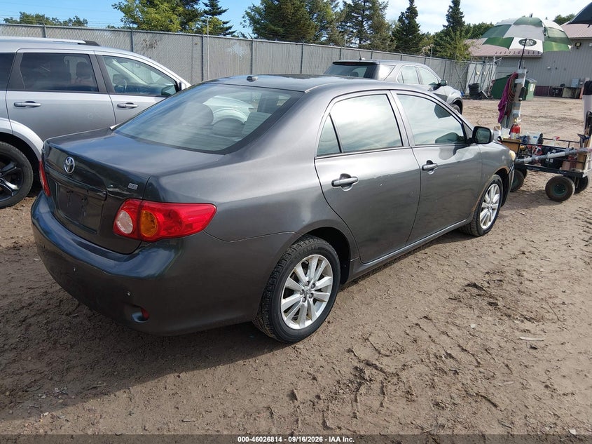 2009 TOYOTA COROLLA auction photo 4