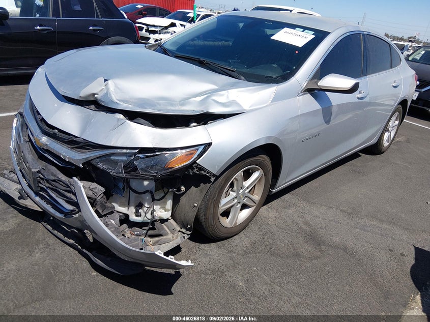 Vin: 1g1zd5st7nf173494, lot: 46526209, chevrolet malibu fwd lt 20222