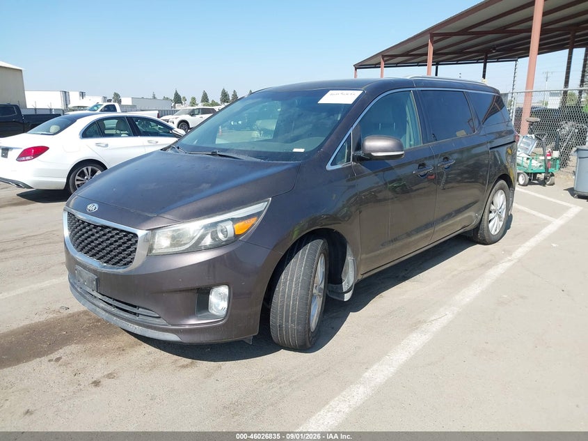 KIA SEDONA 2015 VIN KNDMC5C14F6027329