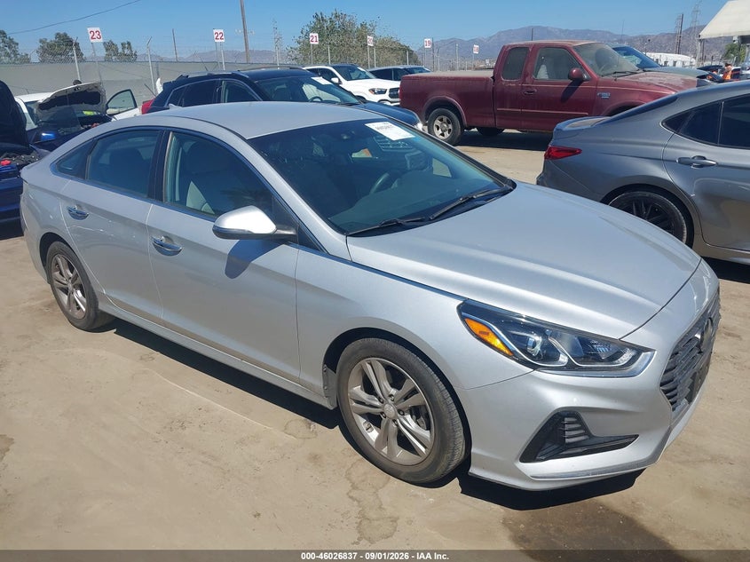 2018 Hyundai Sonata Sel, Удар сзади, IAAI, VIN 5NPE34AF2JH647172