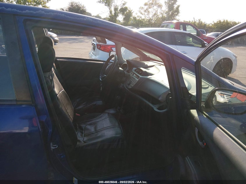 HONDA FIT 2010 VIN JHMGE8H4XAS006527