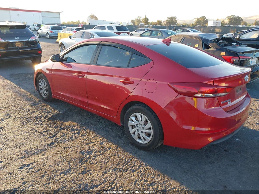 2017 HYUNDAI ELANTRA auction photo 3