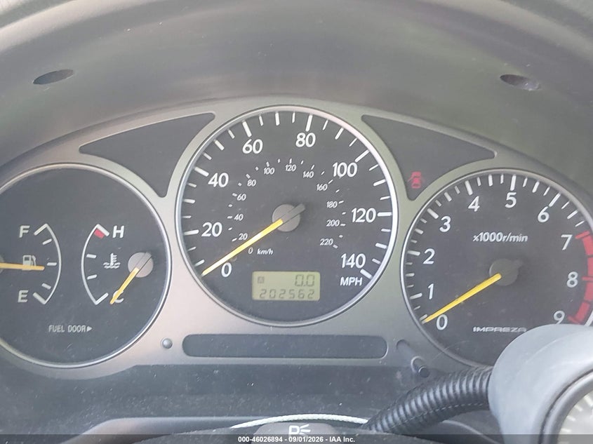 2002 SUBARU IMPREZA auction photo 7